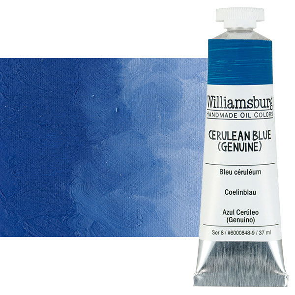 Williamsburg Oil Color 37ml Cerulean Blue (Genuine) - (60155)