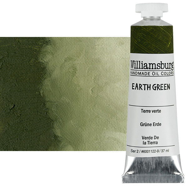 Williamsburg Oil Color 37ml Earth Green - (60174)