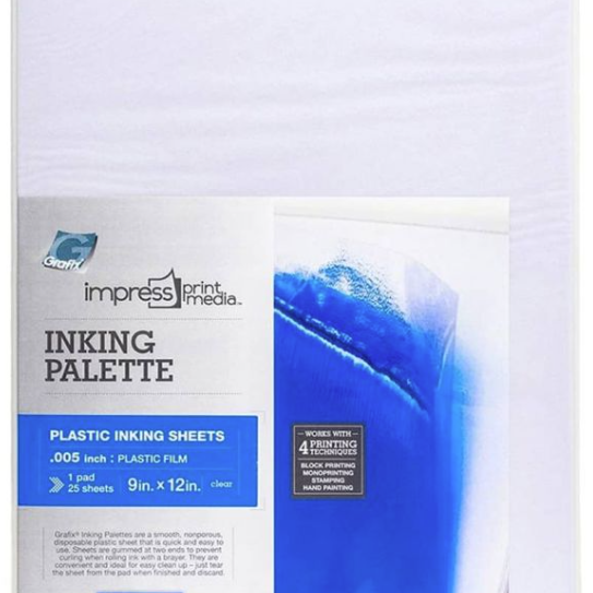 Grafix Impress Inking Palette Pad 9"x12" Grafix Impress Inking Palette Pad 9"x12"