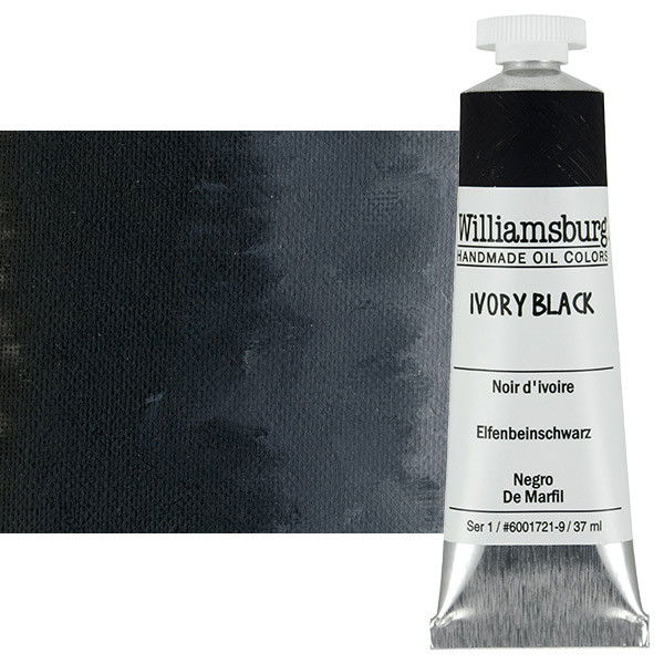 Williamsburg Oil Color 37ml Ivory Black - (60186)