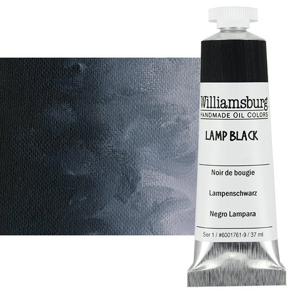 Williamsburg Oil Color 37ml Lamp Black - (60189)