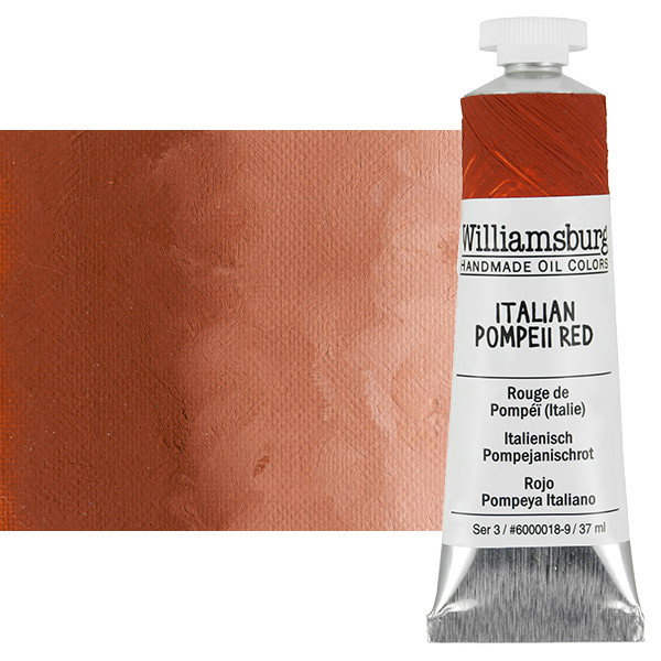 Williamsburg Oil Color 37ml Native Italian Pompeii Red - (60262)