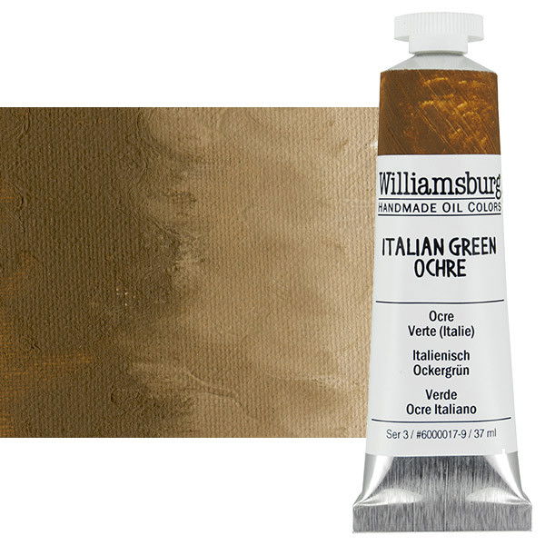 Williamsburg Oil Color 37ml Native Italian Green Ochre - (60259)