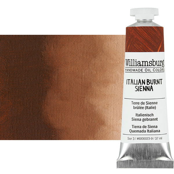 Williamsburg Oil Color 37ml Native Italian Burnt Sienna - (60258)