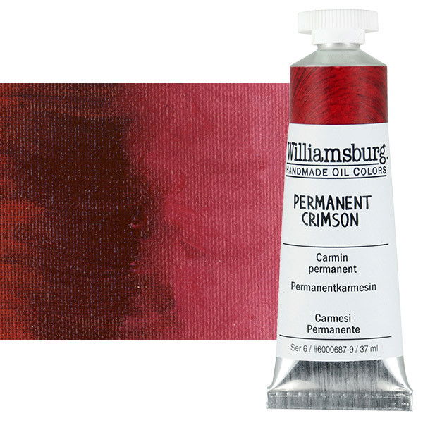 Williamsburg Oil Color 37ml Permanent Crimson - (60204)
