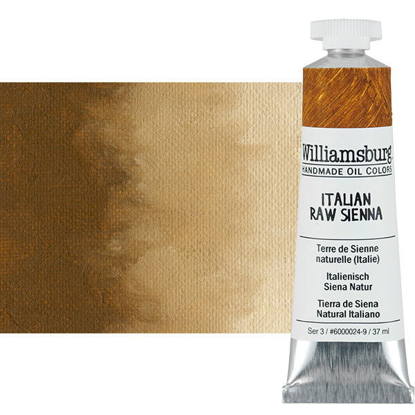 Williamsburg Oil Color 37ml Native Italian Raw Sienna - (60264)