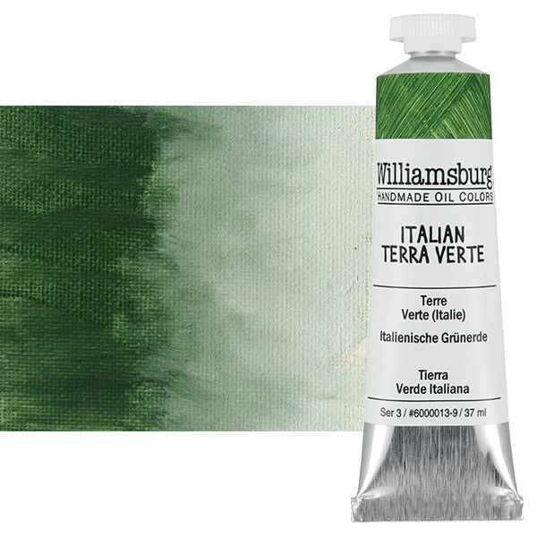 Williamsburg Oil Color 37ml Native Italian Terra Verte - (60267)