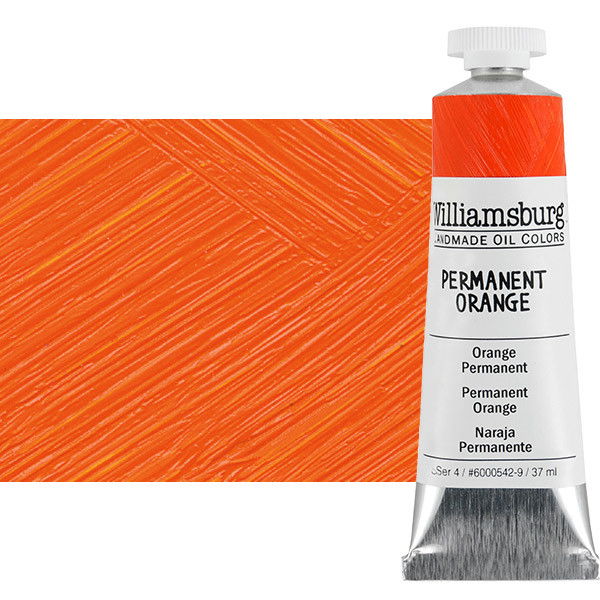 Williamsburg Oil Color 37ml Permanent Orange - (60208)