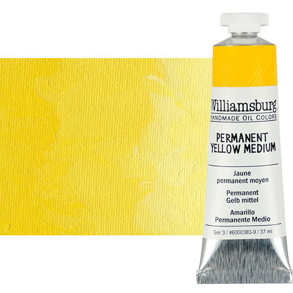 Williamsburg Oil Color 37ml Permanent Yellow Medium - (60213)