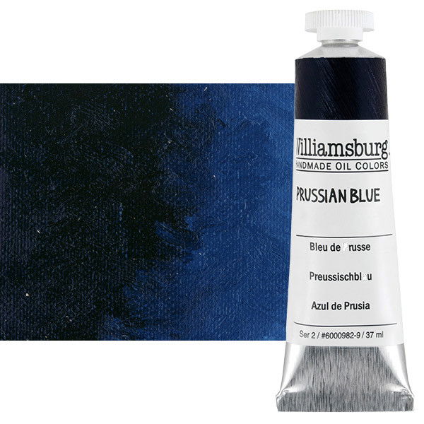 Williamsburg Oil Color 37ml Prussian Blue - (60224)