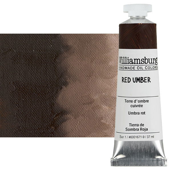 Williamsburg Oil Color 37ml Red Umber - (60233) Williamsburg Oil Color 37ml Red Umber - (60233)