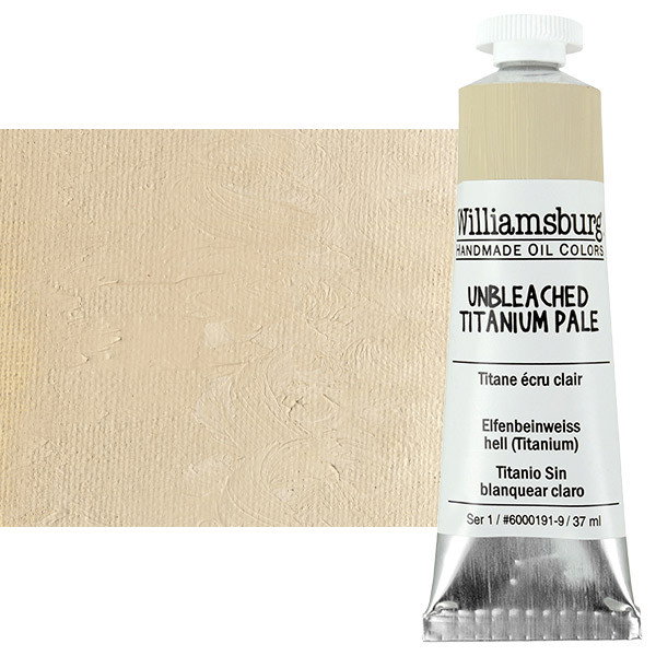 Williamsburg Oil Color 37ml Unbleached Titanium Pale - (60249)