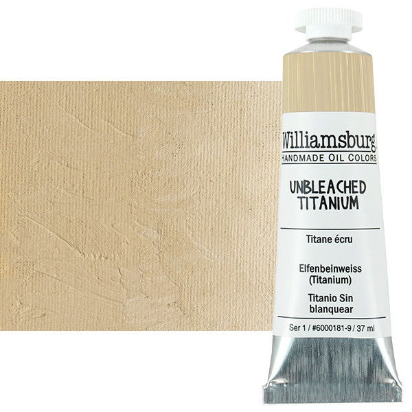 Williamsburg Oil Color 37ml Unbleached Titanium - (60248)