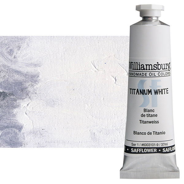 Williamsburg Safflower Oil Color Titanium White 37ml - (200016452)