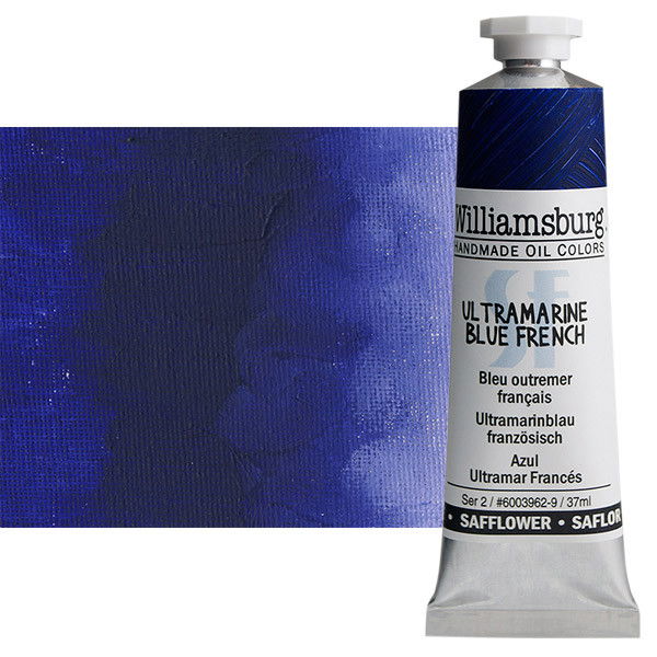 Williamsburg Safflower Oil Color Ultramarine Blue French 37ml - (200016455)