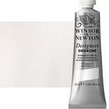 Winsor & Newton Designer Gouache Permanent White 37mL Tube - (1748) Winsor & Newton Designer Gouache Permanent White 37mL Tube - (1748)