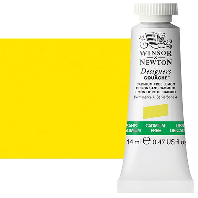 Winsor & Newton Designer Gouache 14mL Cadmium-Free Lemon - (200030790) Winsor & Newton Designer Gouache 14mL Cadmium-Free Lemon - (200030790)