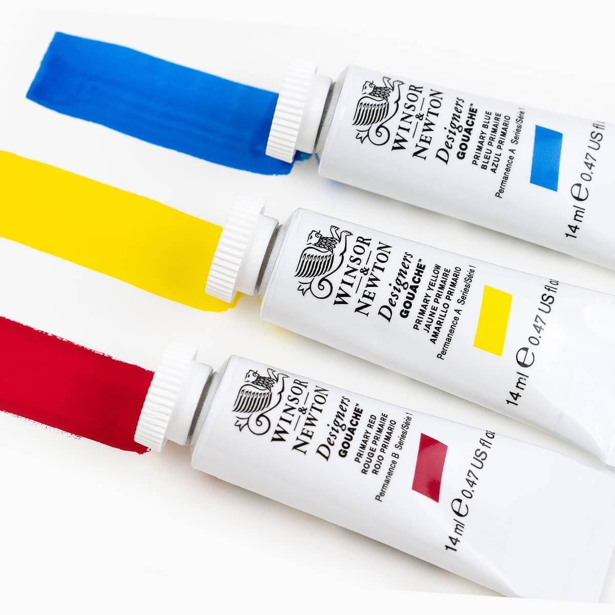 Winsor & Newton Designer Gouache 14ml Primary Colors Set of 6 - (49419)