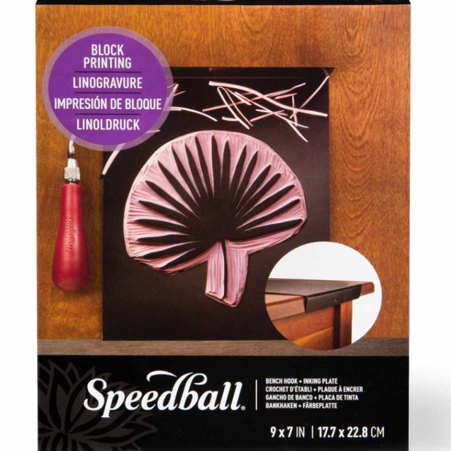 Speedball Bench Hook & Inking Plate - (47779) Speedball Bench Hook & Inking Plate - (47779)