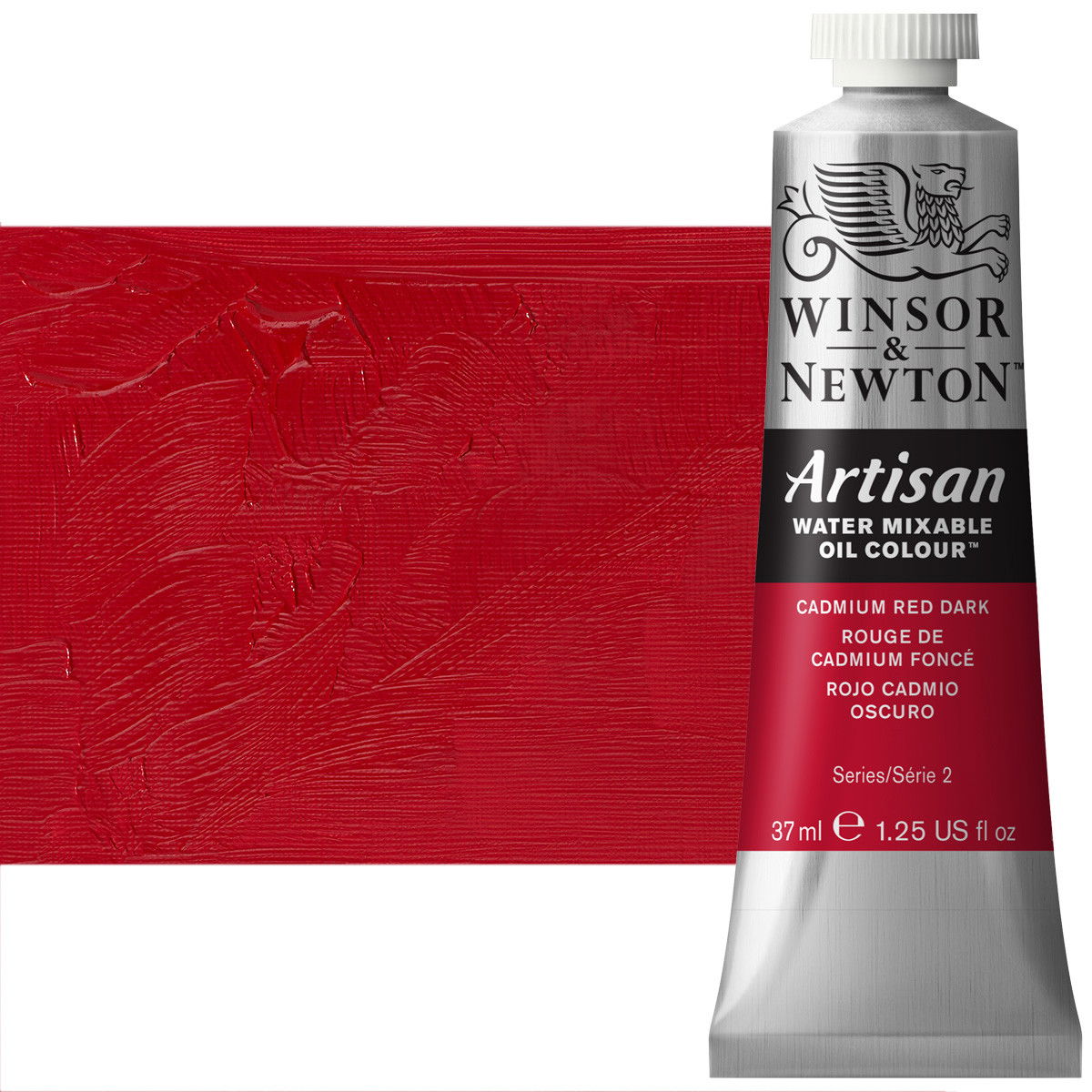 Winsor Newton Artisan Oil Color Cadmium Red Dark 37ml Tube - (50059)