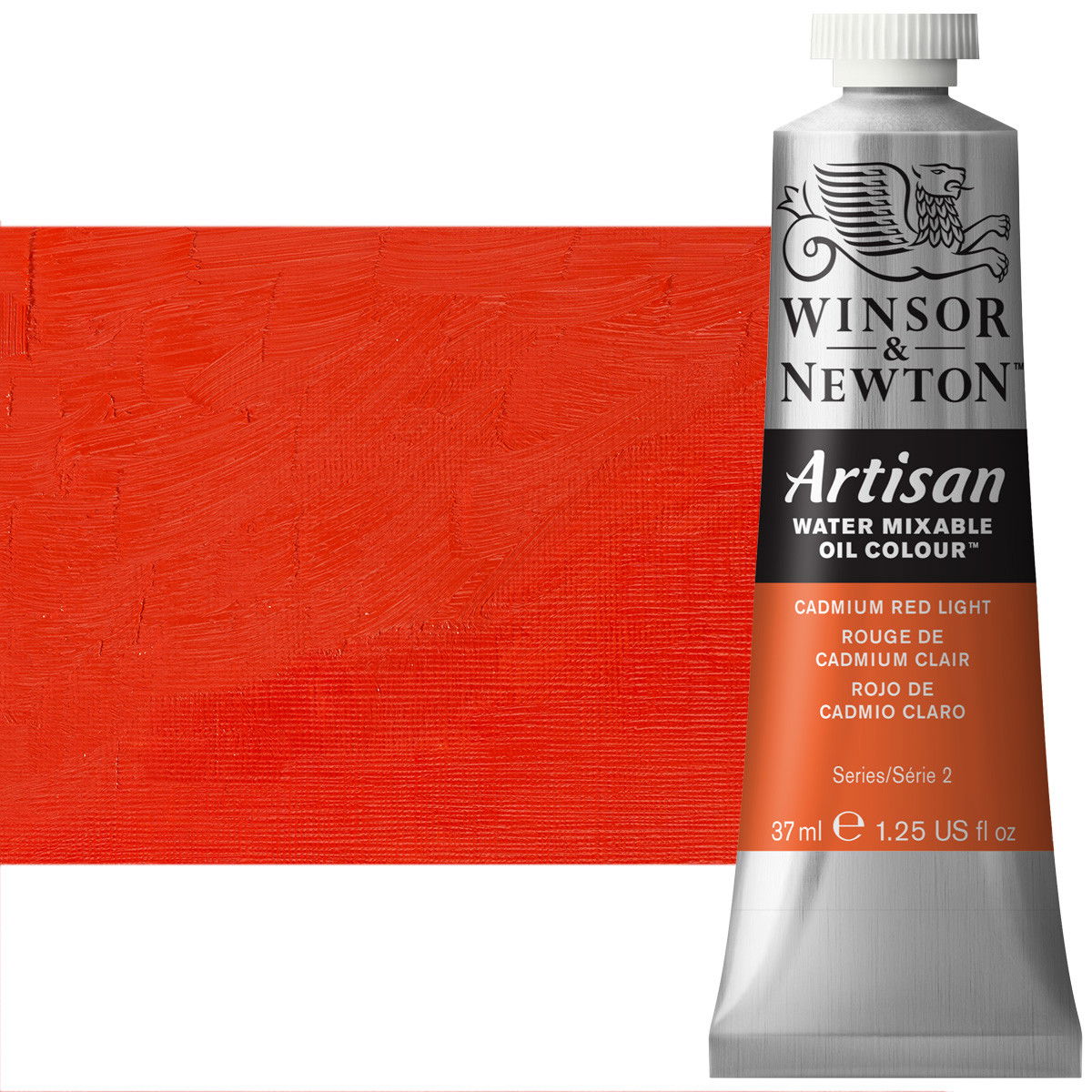 Winsor Newton Artisan Oil Color Cadmium Red Light 37ml Tube - (50062)
