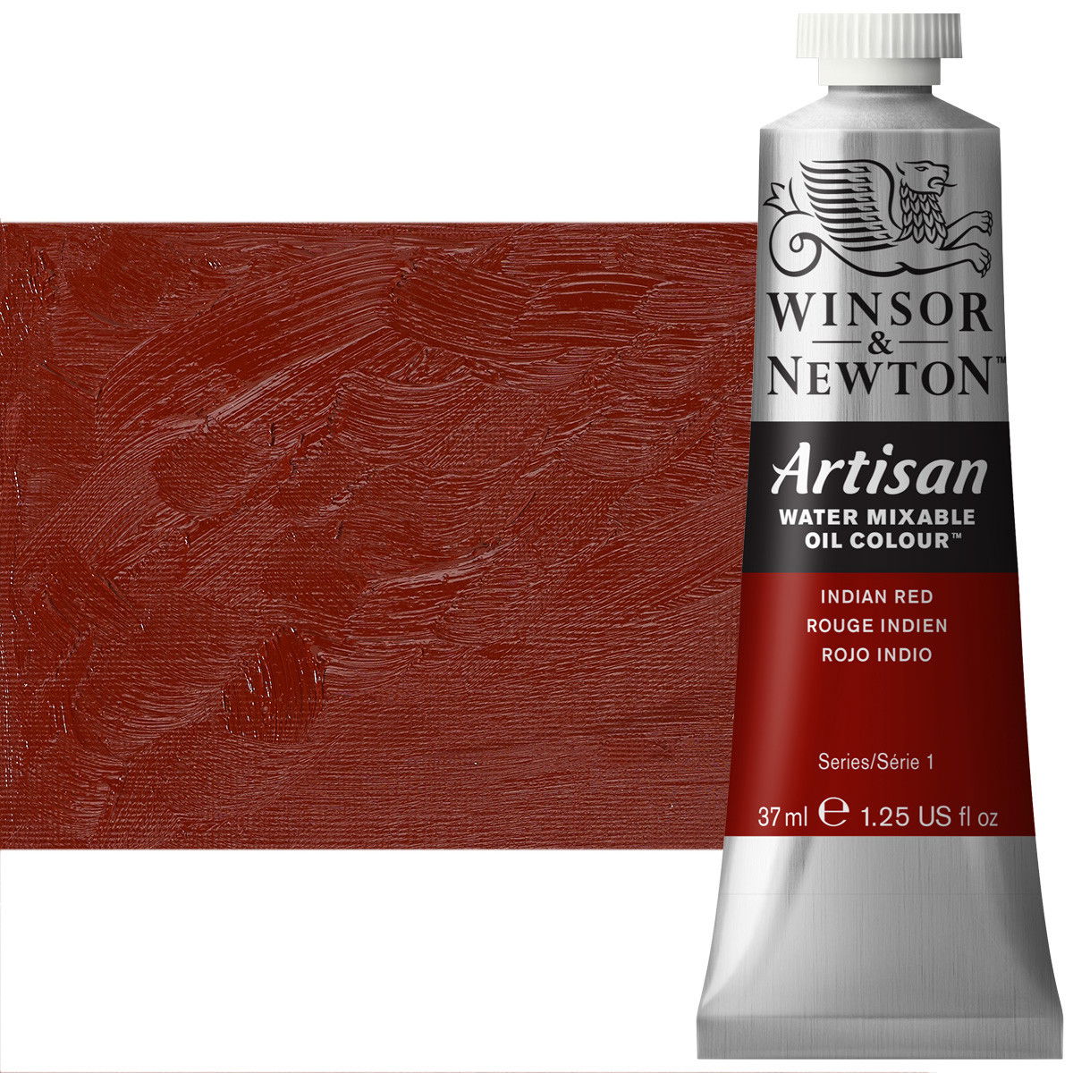 Winsor Newton Artisan Oil Color Indian Red 37ml Tube - (50075)