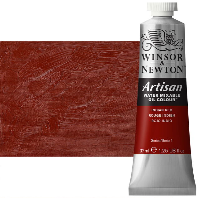 Winsor Newton Artisan Oil Color Indian Red 37ml Tube - (50075) Winsor Newton Artisan Oil Color Indian Red 37ml Tube - (50075)