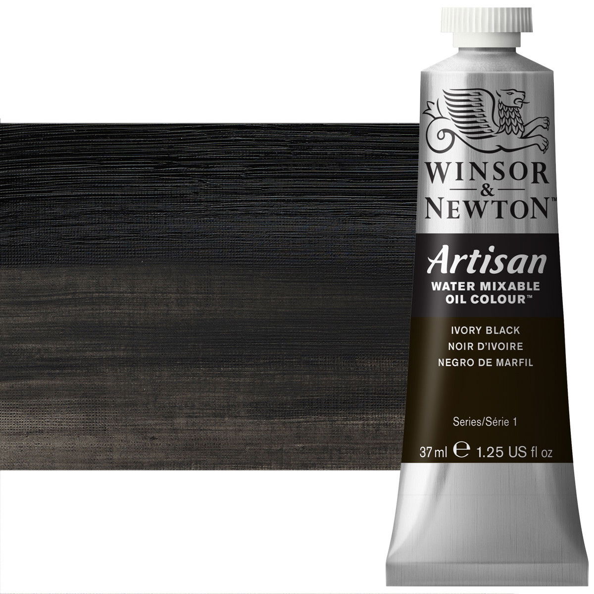 Winsor Newton Artisan Oil Color Ivory Black 37ml Tube - (50076)