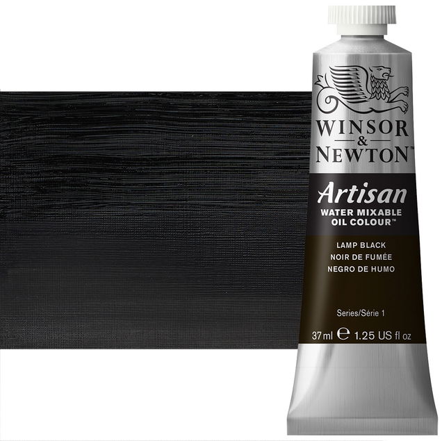 Winsor Newton Artisan Oil Color Lamp Black 37ml Tube - (50077) Winsor Newton Artisan Oil Color Lamp Black 37ml Tube - (50077)