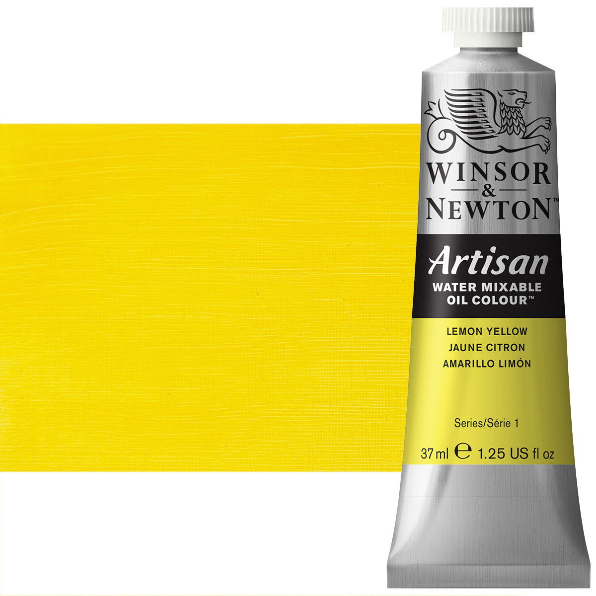 Winsor Newton Artisan Oil Color Lemon Yellow 37ml Tube - (50078)