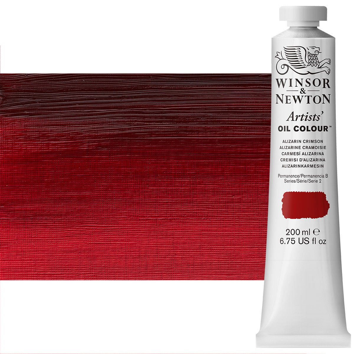 Winsor Newton Artist Oil Alizarin Crimson 200ml Tube - (83342)