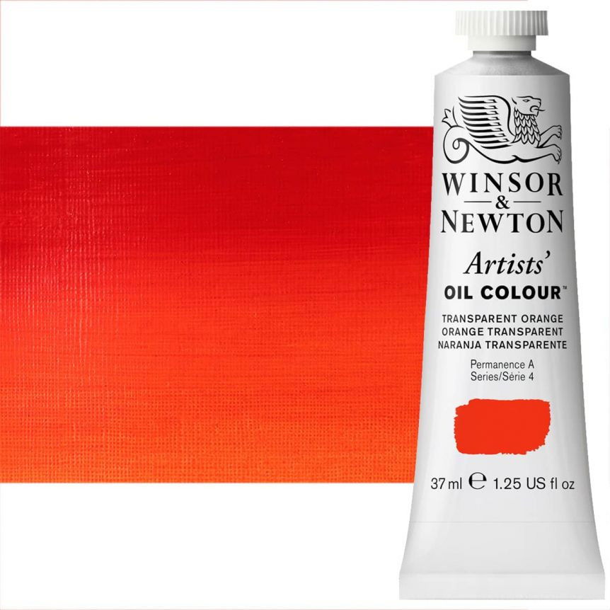Winsor Newton Artist Oil 37 ml Transparent Orange - (200038563)