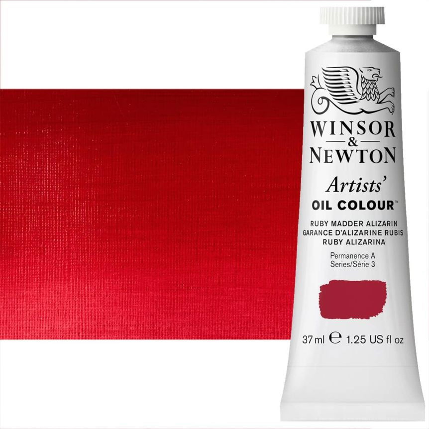Winsor Newton Artist Oil 37 ml Ruby Madder Alizarin - (200038560)
