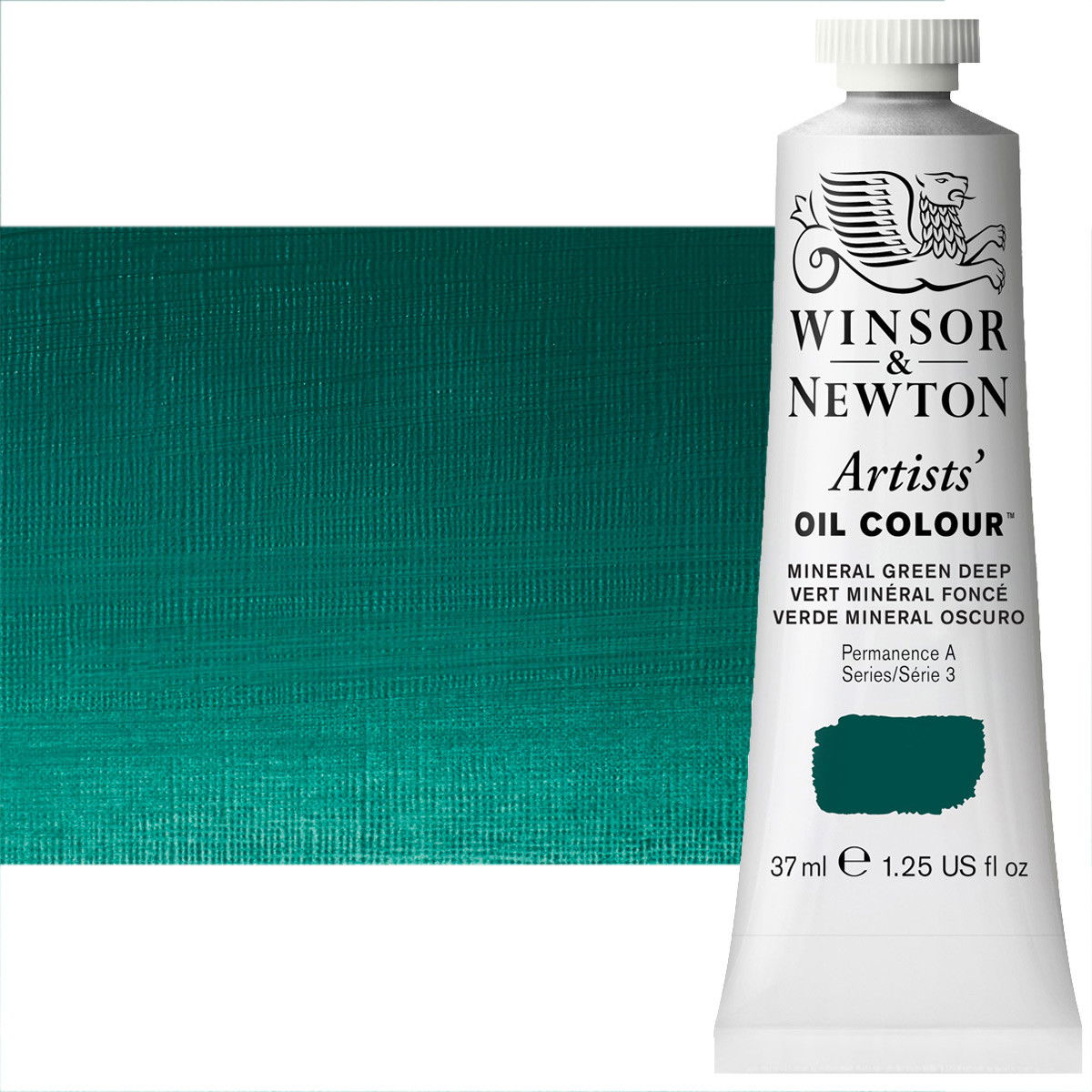 Winsor Newton Artist Oil 37 ml Mineral Green Deep (FKA Slade Green) - (200038561)