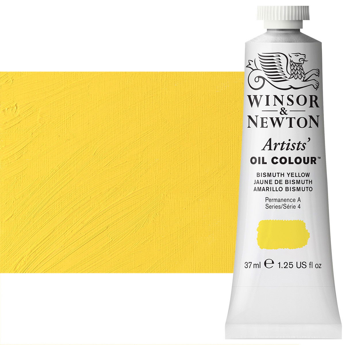 Winsor Newton Artist Oil Bismuth Yellow 37ml Tube - (63502)
