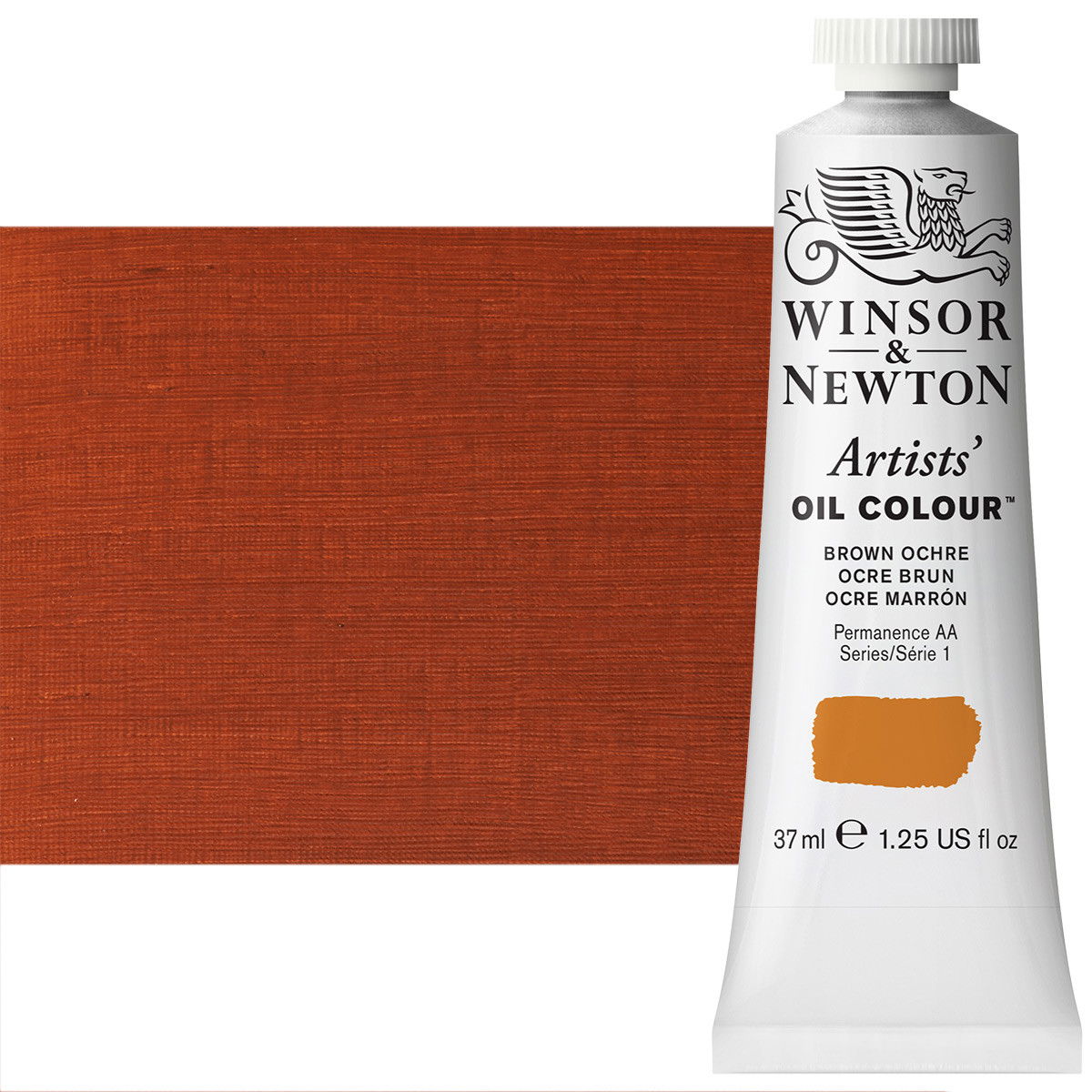Winsor Newton Artist Oil Brown Ochre 37ml Tube - (63504)