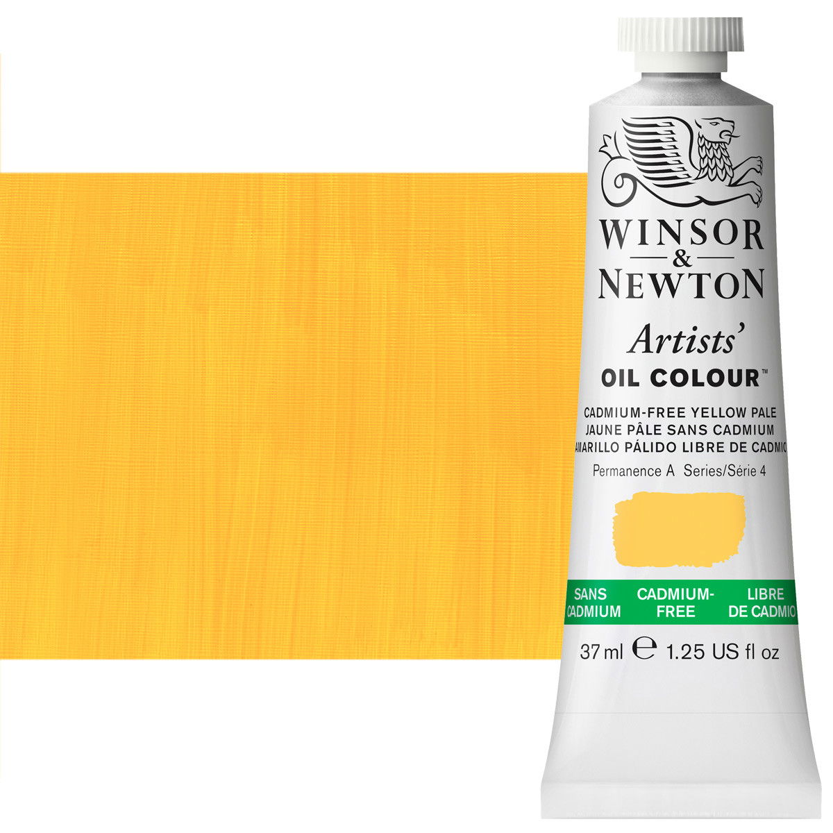 Winsor Newton Artist Oil Cadmium Free Yellow Pale 37 ml Tube - (200034434)