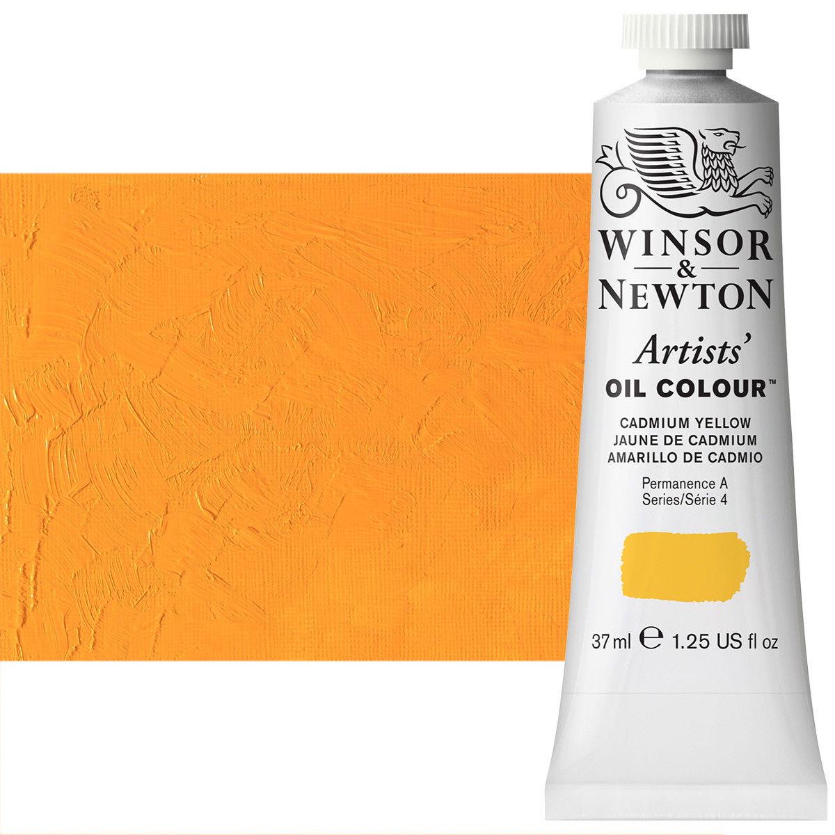 Winsor Newton Artist Oil Cadmium Yellow 37ml Tube - (2061)