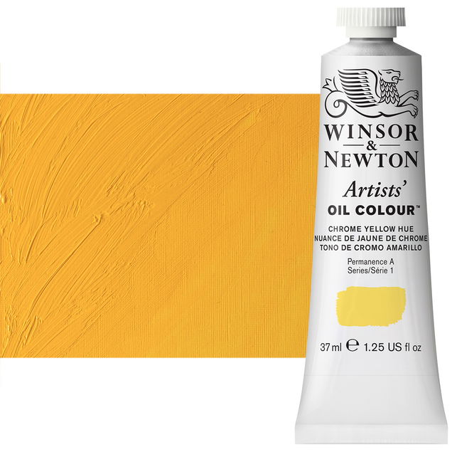 Winsor Newton Artist Oil Chrome Yellow Hue 37ml Tube - (44762) Winsor Newton Artist Oil Chrome Yellow Hue 37ml Tube - (44762)