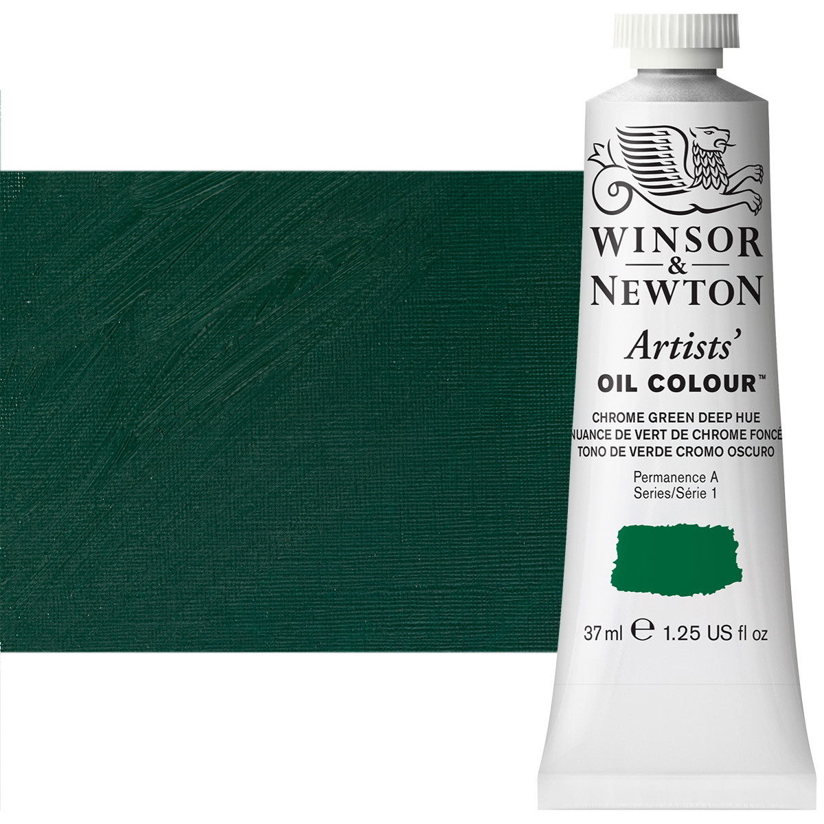 Winsor Newton Artist Oil Chromium Green Deep Hue 37ml Tube - (44761)