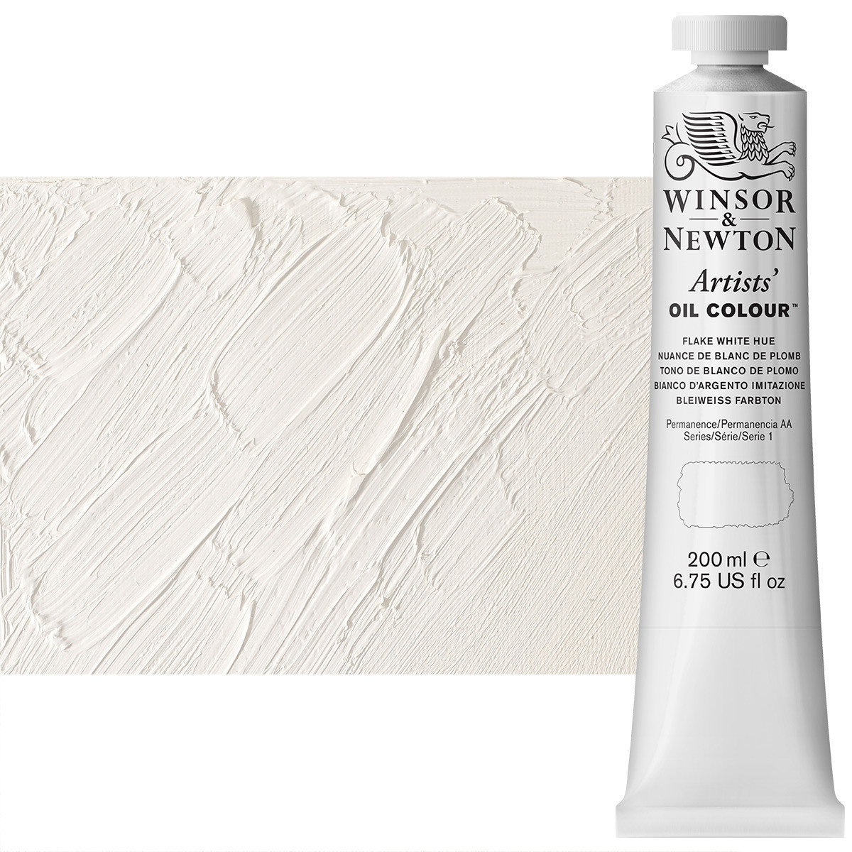 Winsor Newton Artist Oil Flake White Hue 200ml Tube - (83352)