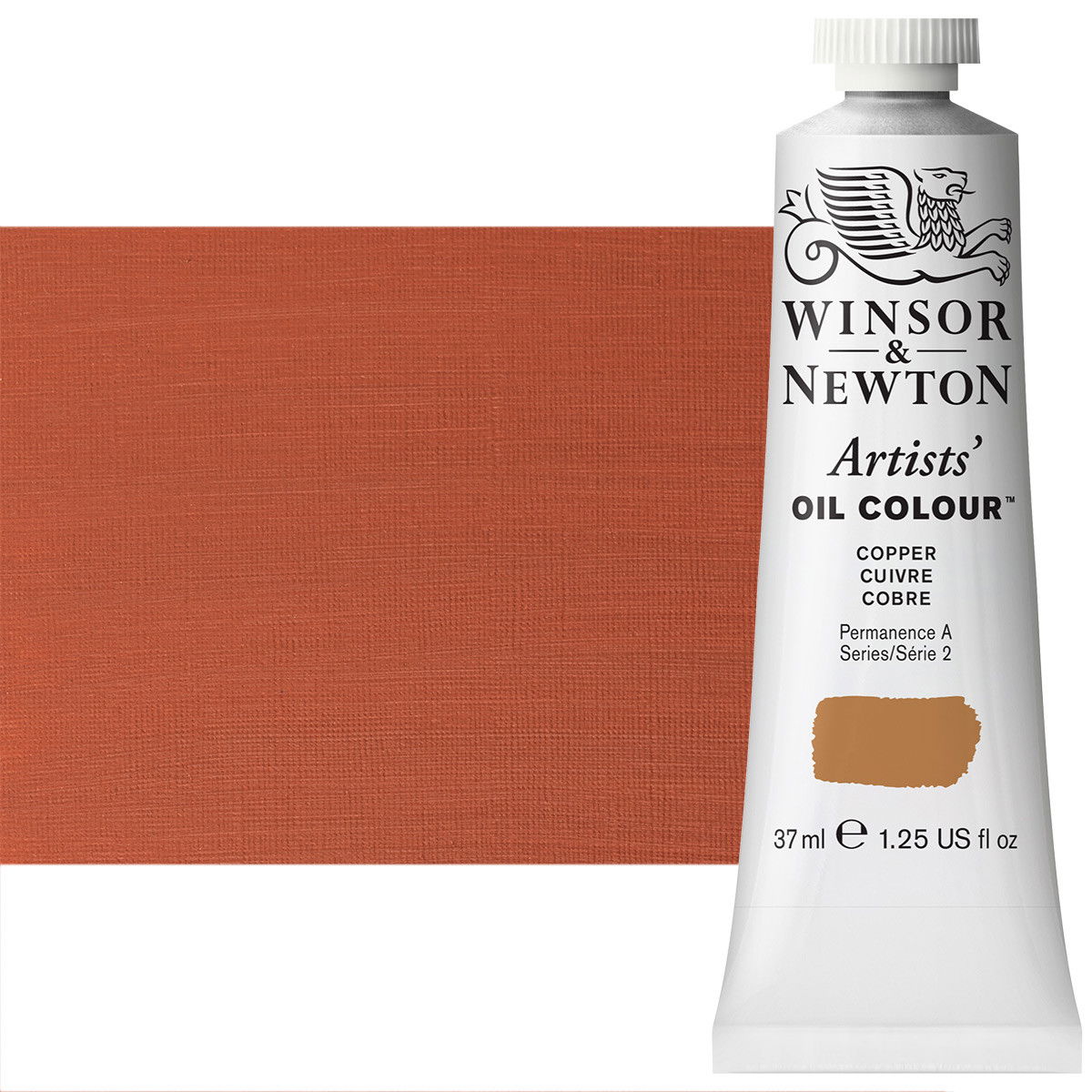 Winsor Newton Artist Oil Copper 37ml Tube - (44247)