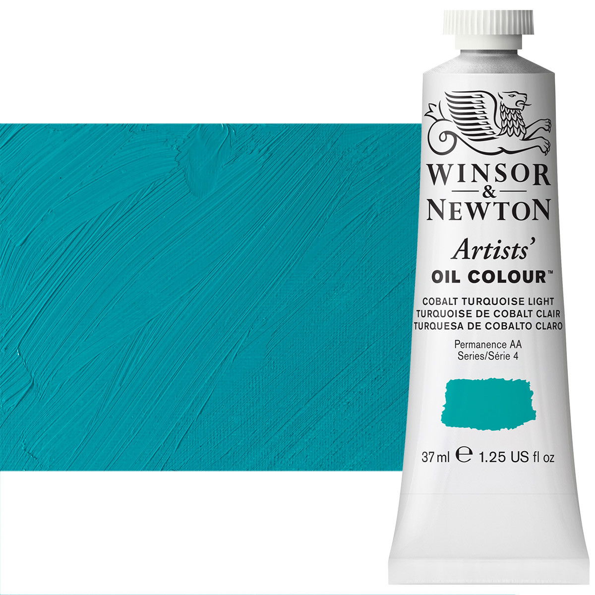 Winsor Newton Artist Oil Cobalt Turquoise Light 37ml Tube - (63506)