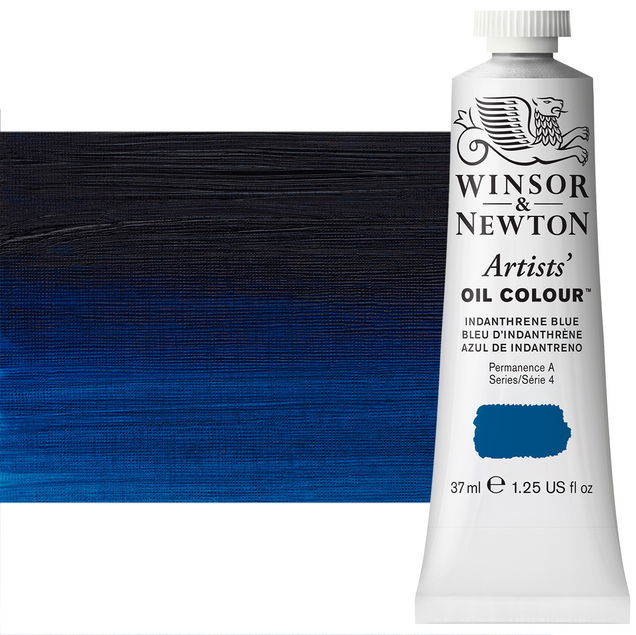 Winsor Newton Artist Oil Indanthrene Blue 37ml Tube - (44249) Winsor Newton Artist Oil Indanthrene Blue 37ml Tube - (44249)
