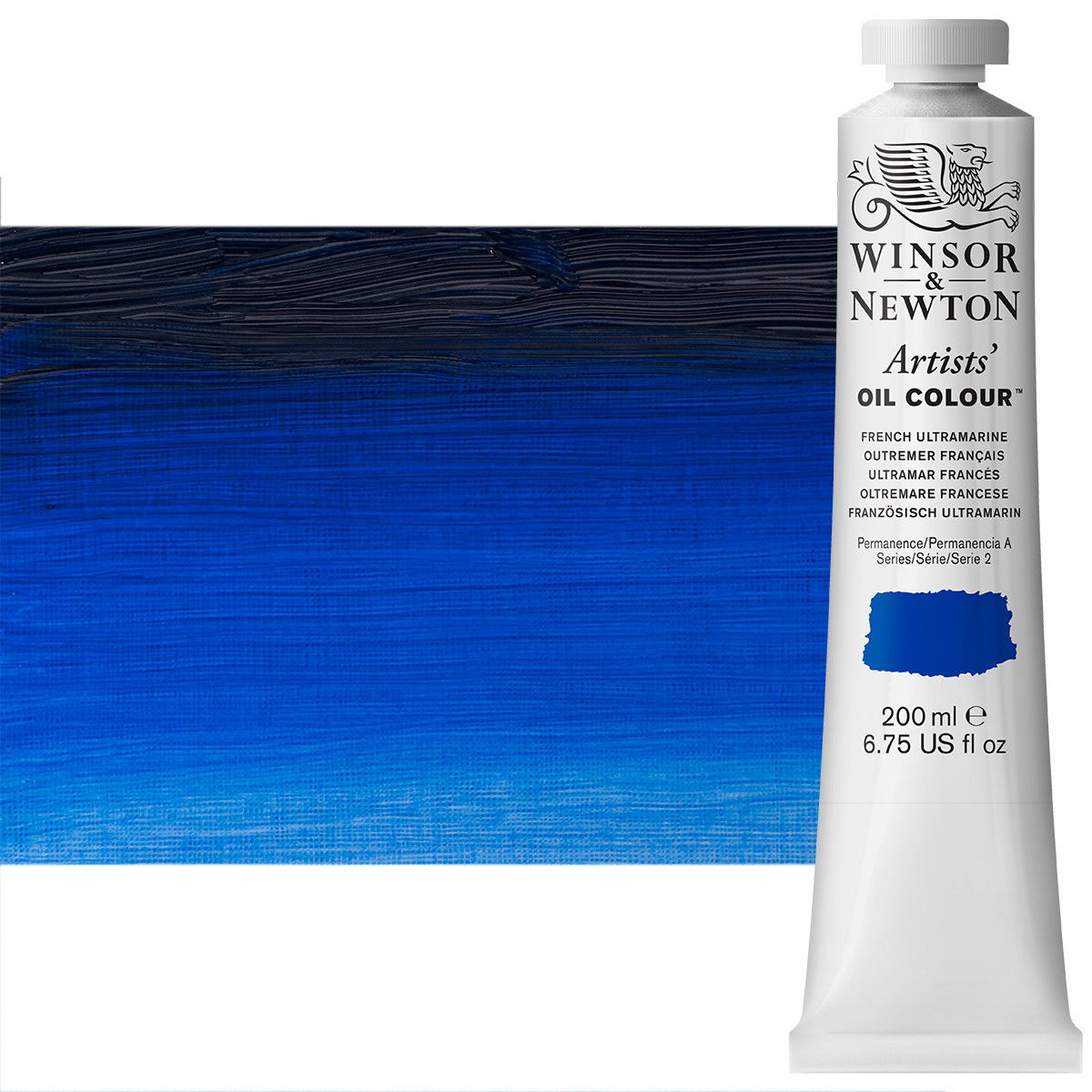 Winsor Newton Artist Oil French Ultramarine Blue 200ml Tube - (83353)