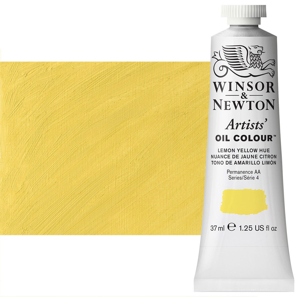 Winsor Newton Artist Oil Lemon Yellow Hue 37ml Tube - (2137)