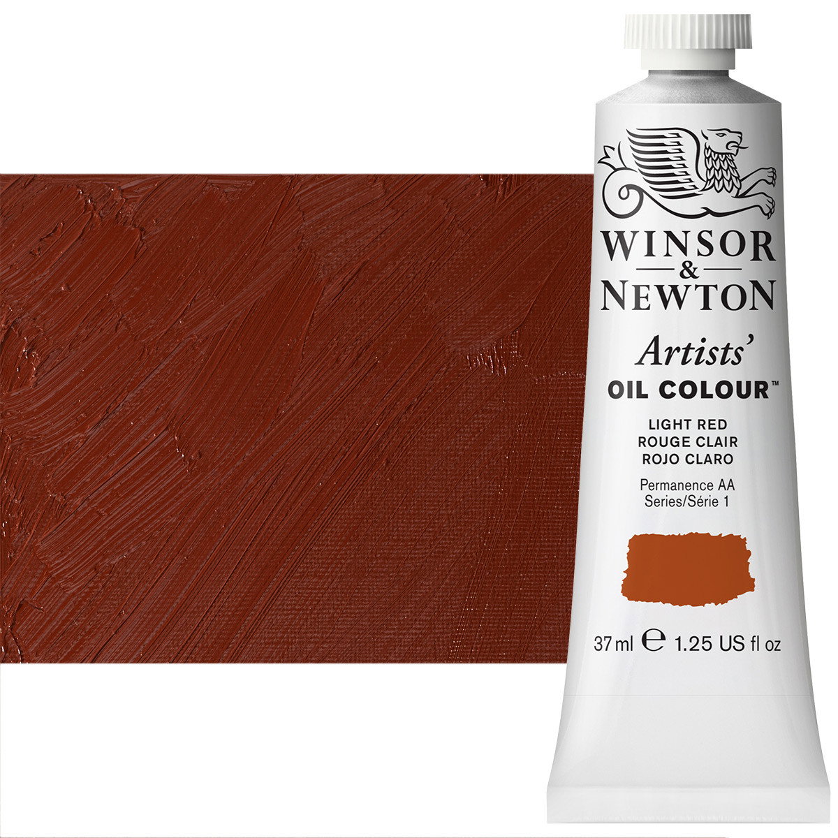 Winsor Newton Artist Oil Light Red 37ml Tube - (2139)