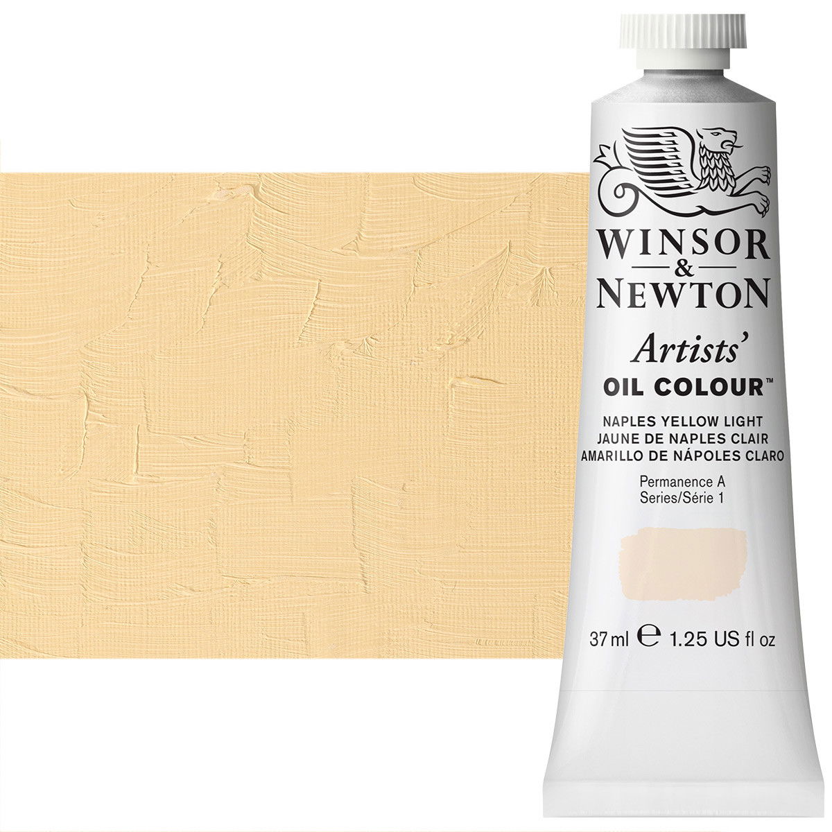 Winsor Newton Artist Oil Naples Yellow Light 37ml Tube - (44253)
