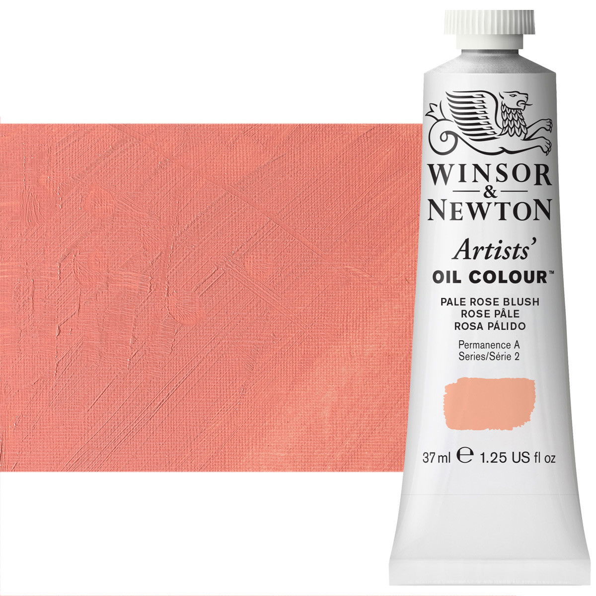 Winsor Newton Artist Oil Pale Rose Blush 37ml Tube - (2115)