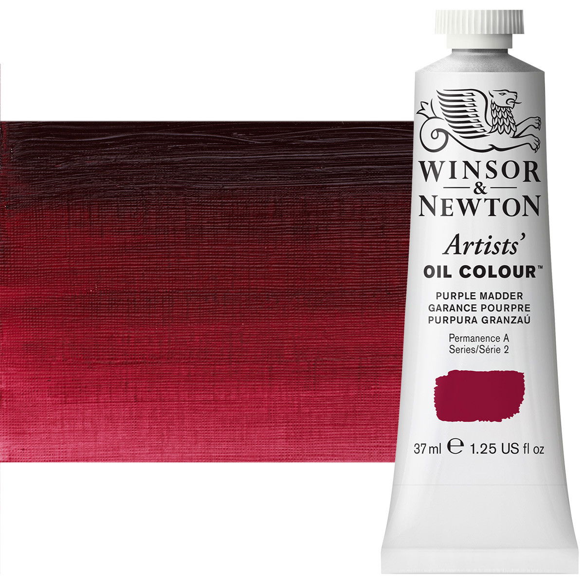 Winsor Newton Artist Oil Purple Madder 37ml Tube - (63513)